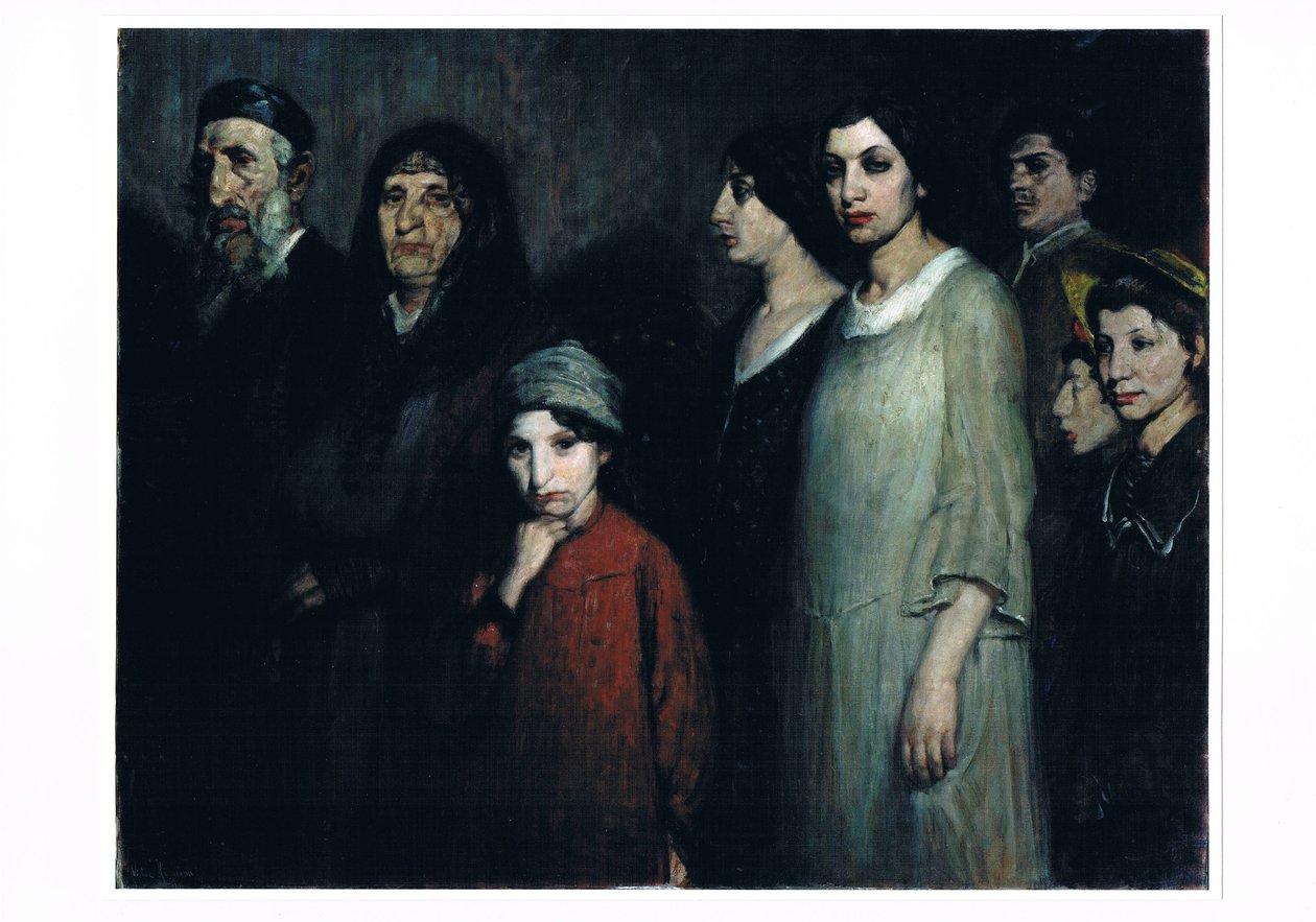 A kivándorlók, 1910 körül (olaj, vászon) alkotó: Victor Hageman
