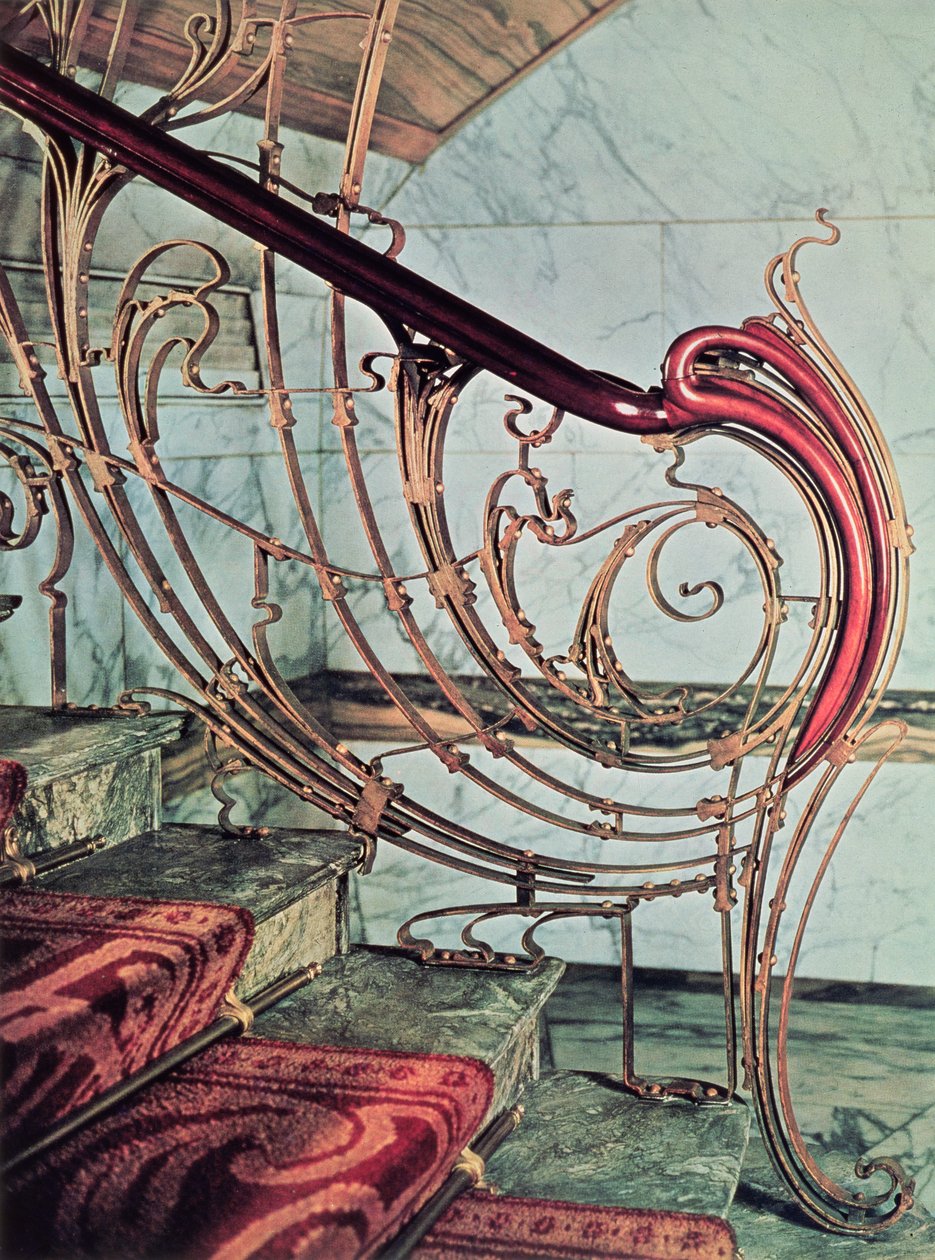 Bannister alkotó: Victor Horta