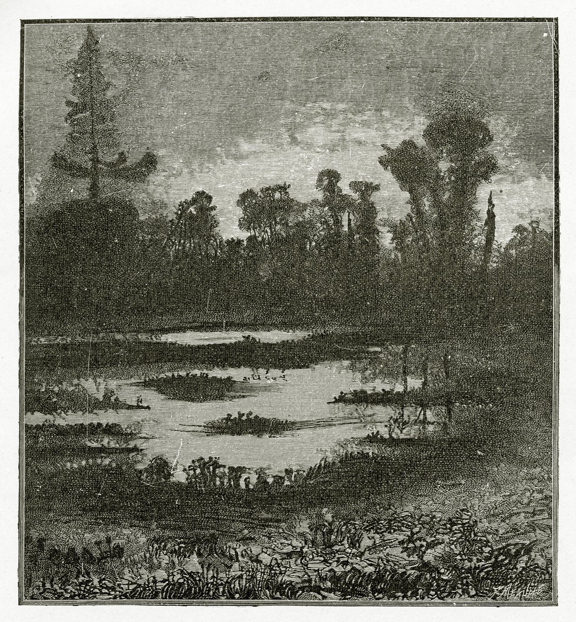Les Chants du Crépuscule, 19. század (bw-metszet) alkotó: Victor Hugo