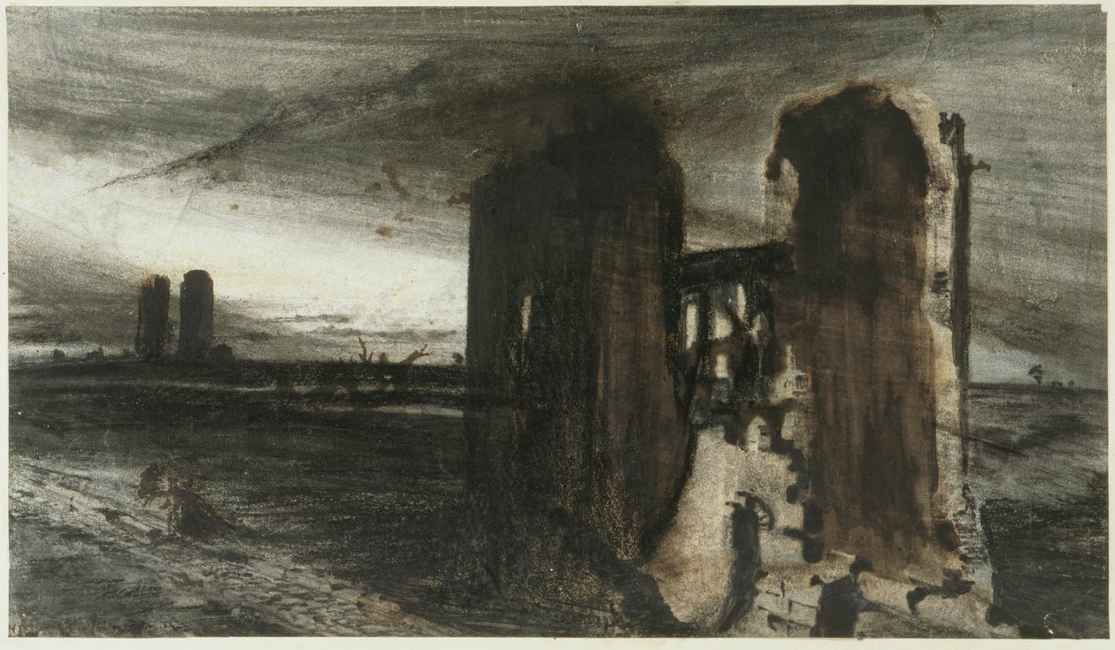 Romok egy tájban, 1870 alkotó: Victor Hugo