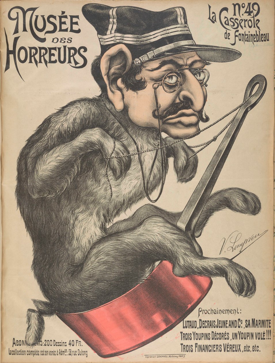 Rémületek Múzeuma Borzalmak galériája: Alfred Dreyfus, 1900. alkotó: Victor Lenepveu
