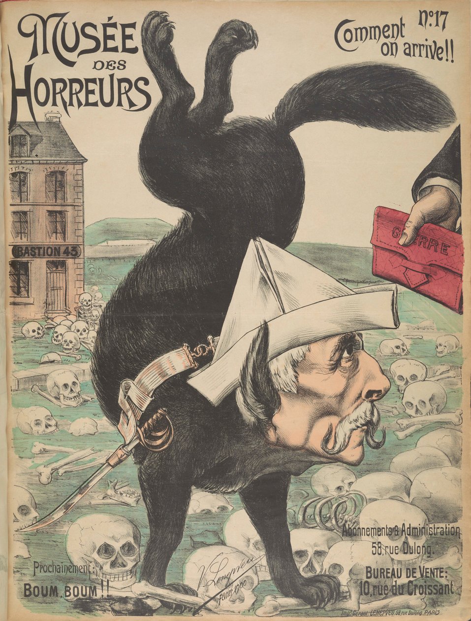 Rémületek Múzeuma Borzalmak galériája: Gaston de Galliffet, 1899. alkotó: Victor Lenepveu