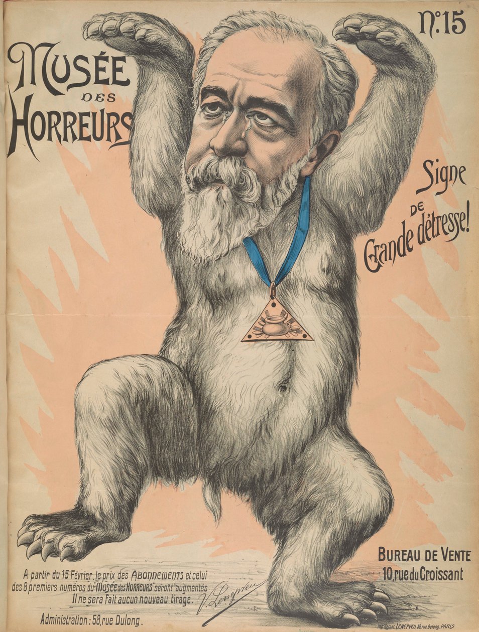 Borzalmak Múzeuma Borzalmak galériája: Henri Brisson, 1899. alkotó: Victor Lenepveu
