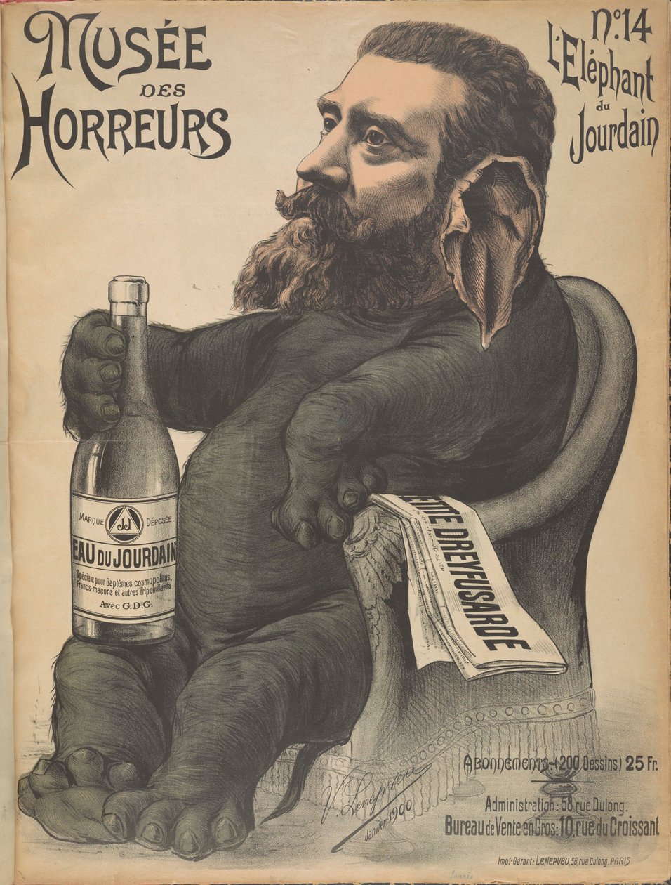 Rémületek Múzeuma Borzalmak galériája: Jean Léon Jaurès, 1899. alkotó: Victor Lenepveu