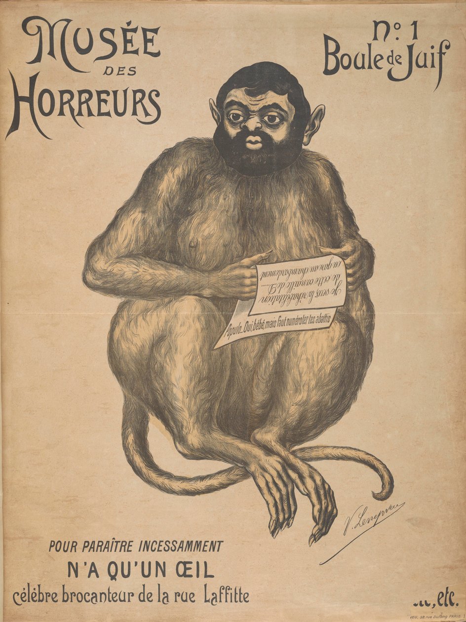 Borzalmak Múzeuma Borzalmak galériája: Reinach József, 1899. alkotó: Victor Lenepveu