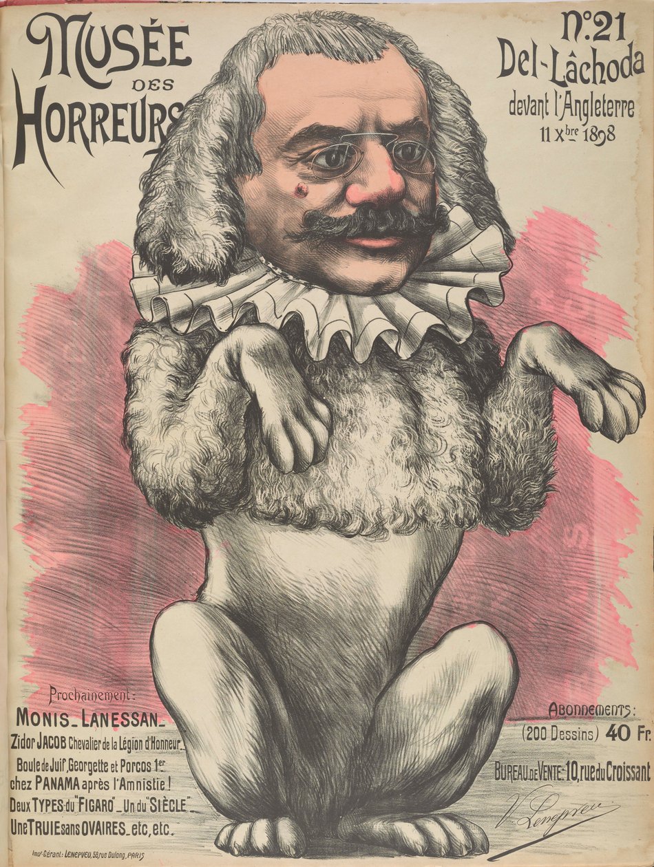 Rémületek Múzeuma Borzalmak galériája: Théophile Delcasse, 1899. alkotó: Victor Lenepveu