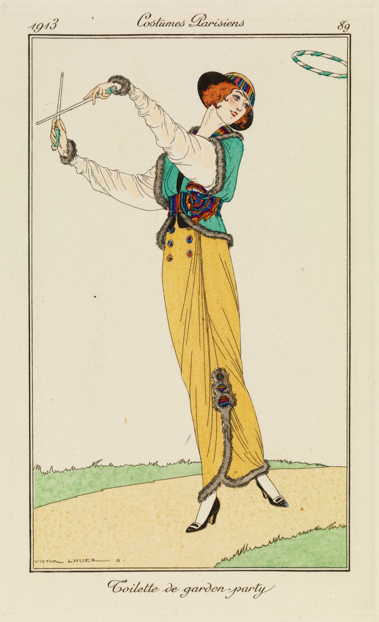 89. tábla a Costumes Parisiens-től alkotó: Victor Lhuer