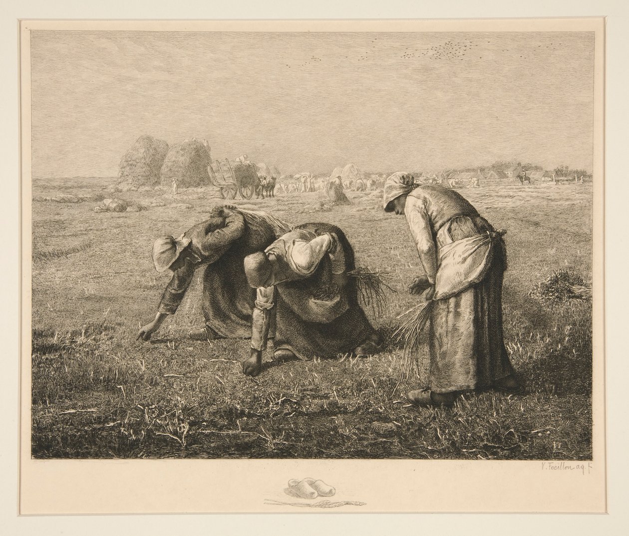 Les glaneuses (A kaszások) alkotó: Victor Louis Focillon