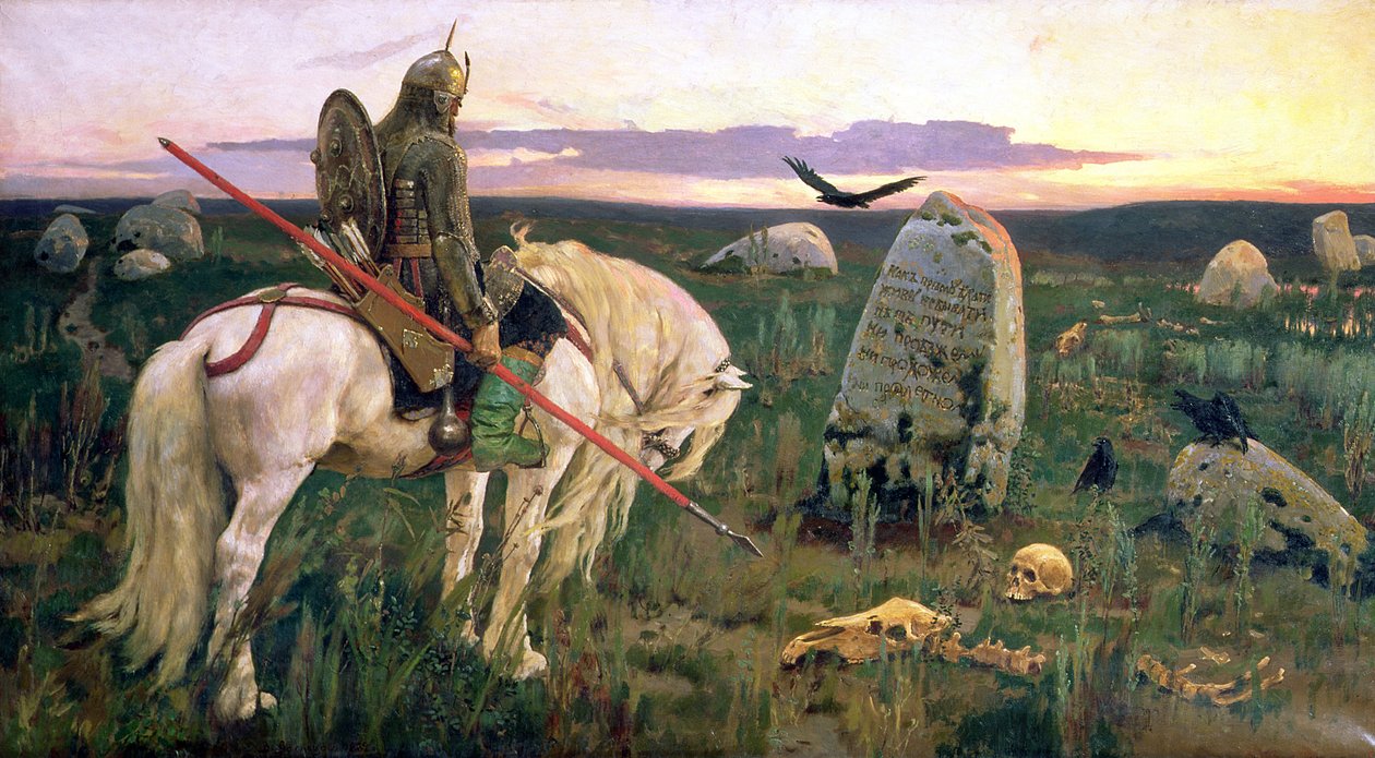 A lovag a válaszúton, 1882 alkotó: Victor Mikhailovich Vasnetsov