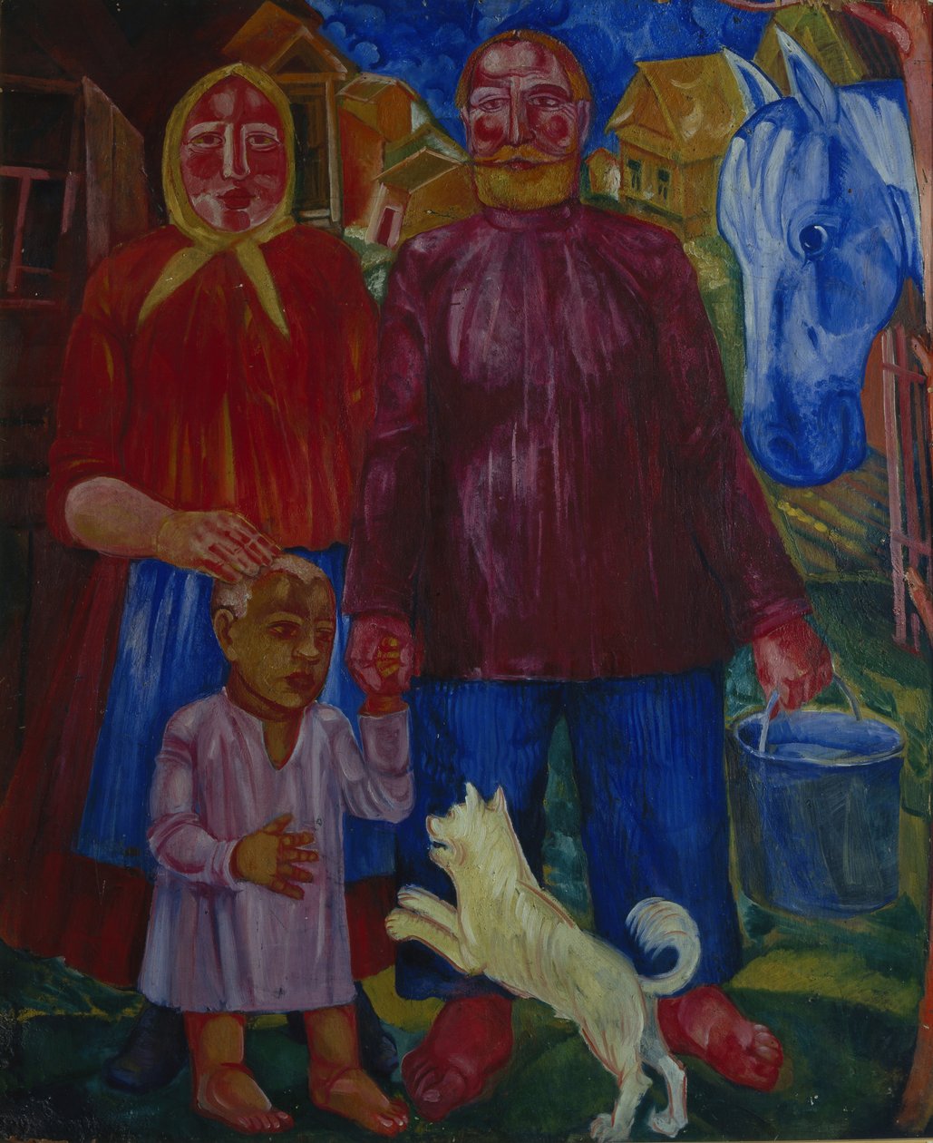 A szerednyák családja, 1929 alkotó: Victor Nikandrovich Palmov