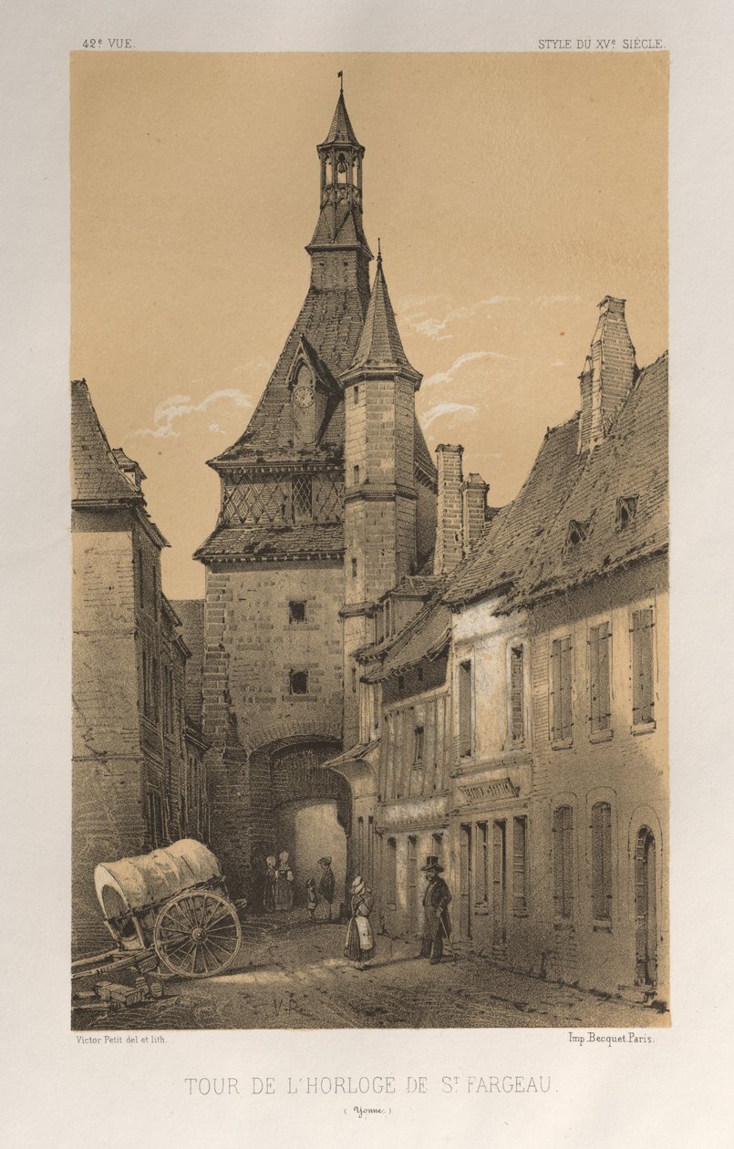 Festői építészet vagy a 15. századi műemlékek. És XVI. Századok: XV. és XVI. századi francia kastélyok: Pl. 42, Tour De L