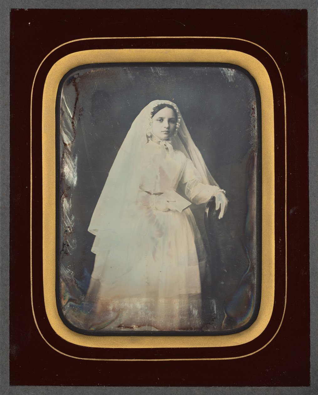 Egy lány portréja,c. 1853 (fotó) alkotó: Victor Plumier