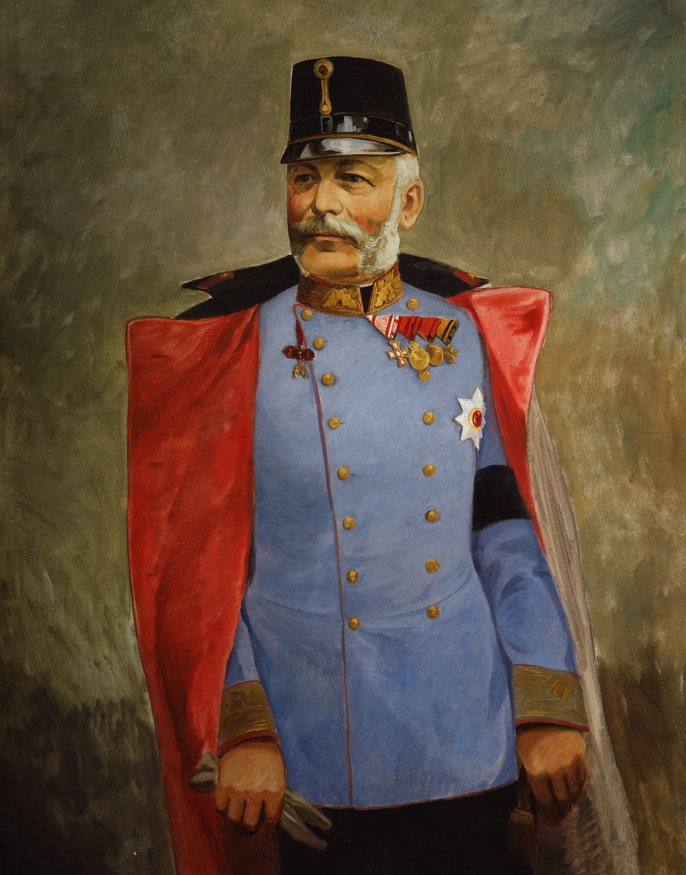 Friedrich főherceg, Teschen hercege, 1916 körül (olaj, vászon) alkotó: Vienna Nedomansky Studio