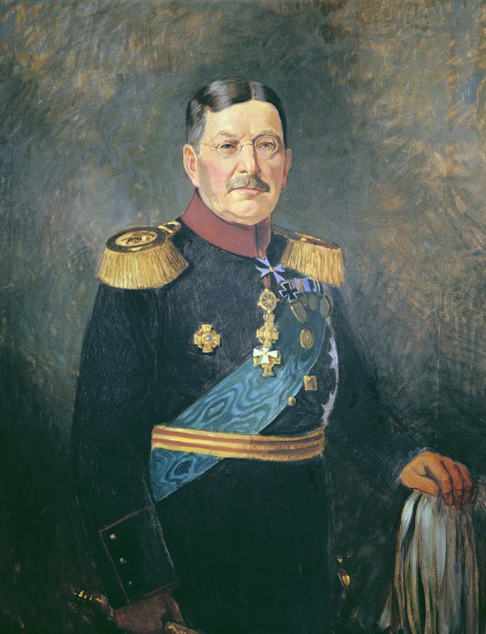 Colmar Freiherr von der Goltz tábornok, 1916 körül (olaj, vászon) alkotó: Vienna Nedomansky Studio