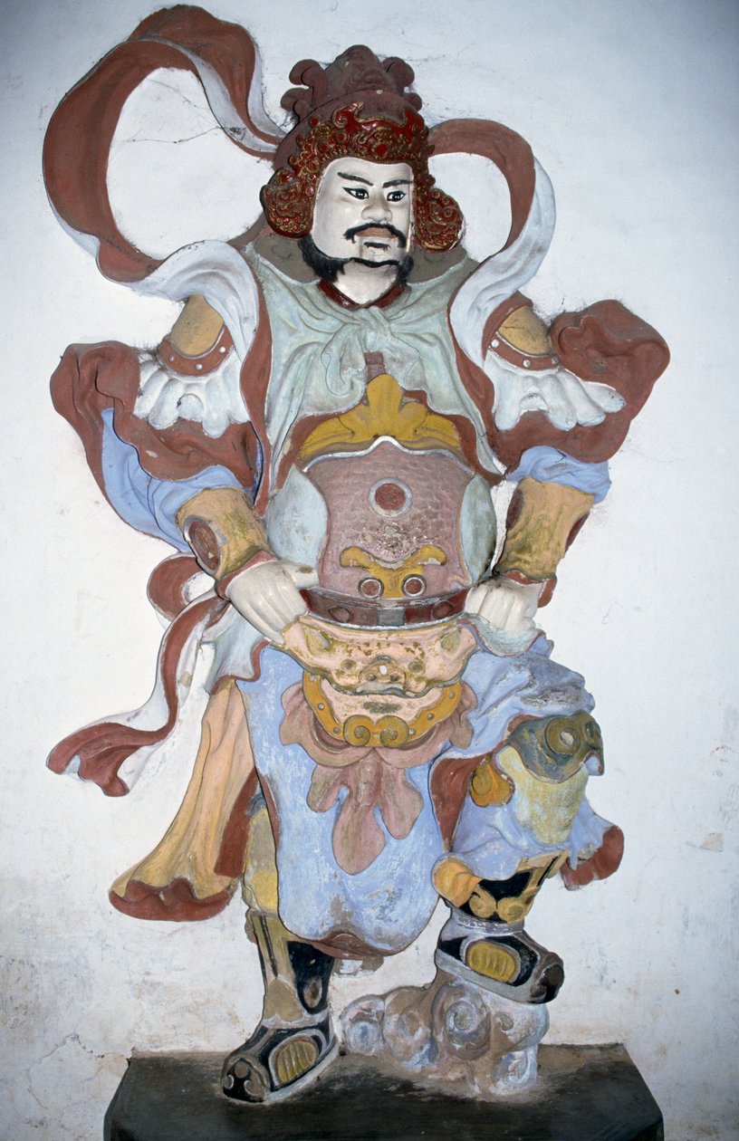 A templom őrzőjének szobra, Thien Mu pagoda, Hue, Vietnam alkotó: Vietnamese School