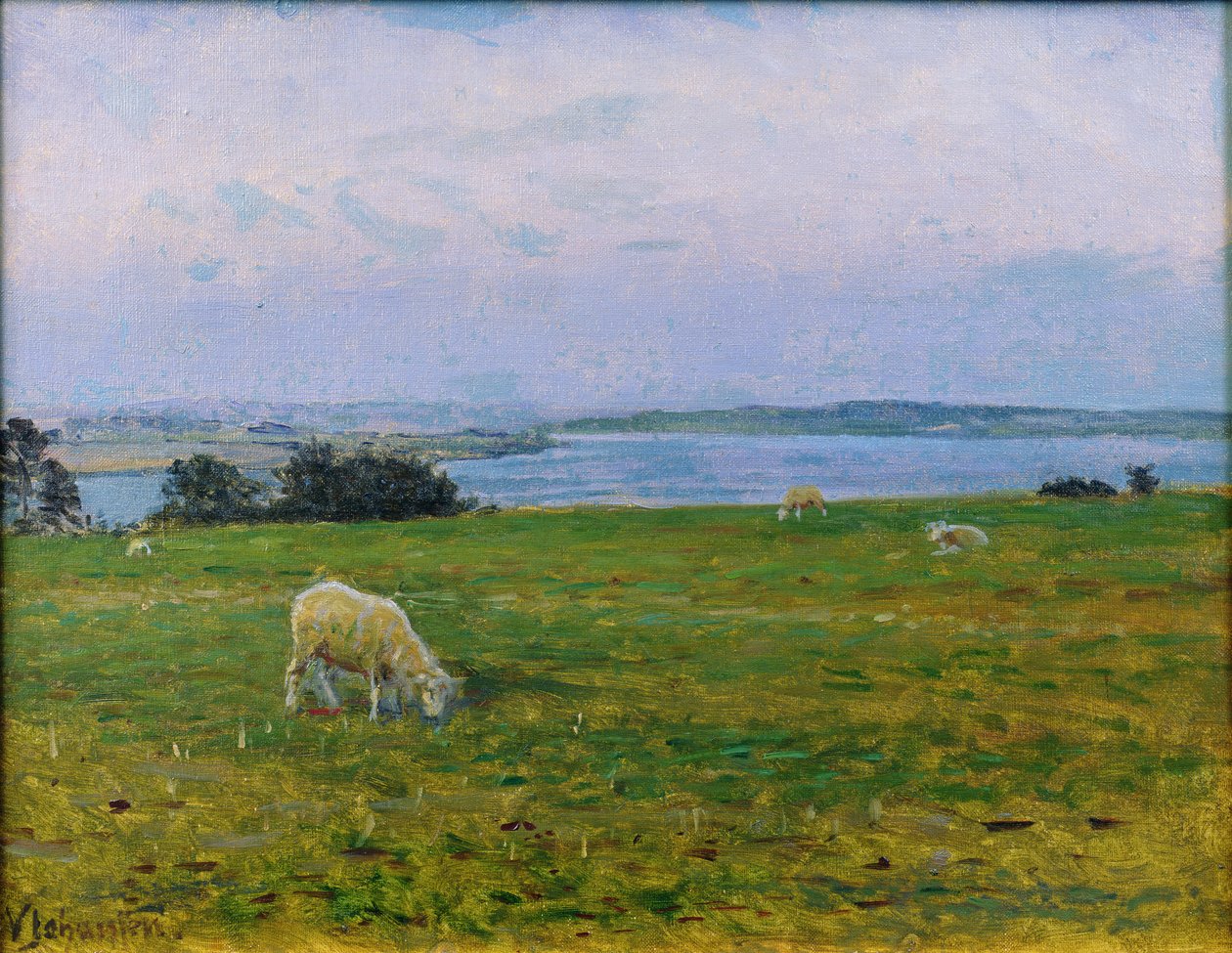 Juhlegeltetés, Osterby, Skagen alkotó: Viggo Johansen