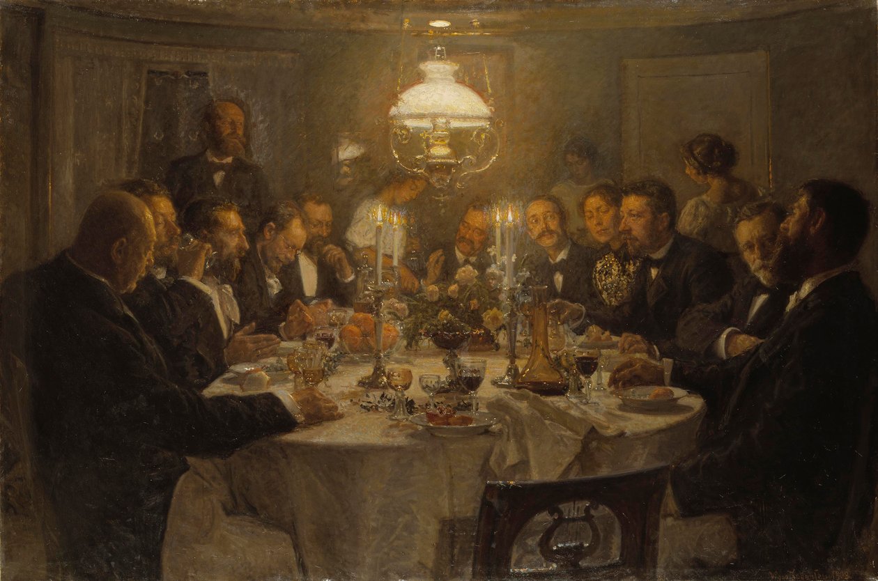 Művésztalálkozó, 1903 alkotó: Viggo Johansen