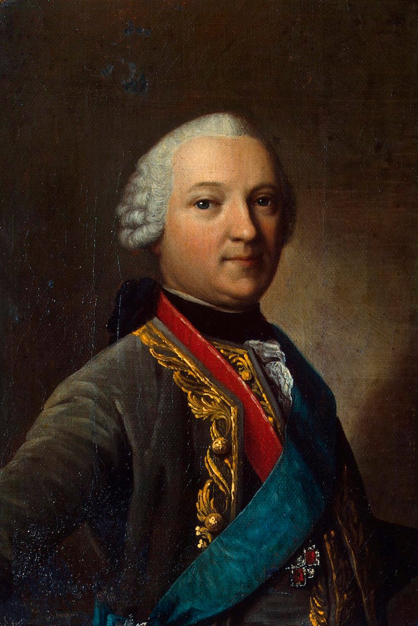 Caspar von Saldern portréja, 1711-1786, 18. század közepe. alkotó: Vigilius Erichsen
