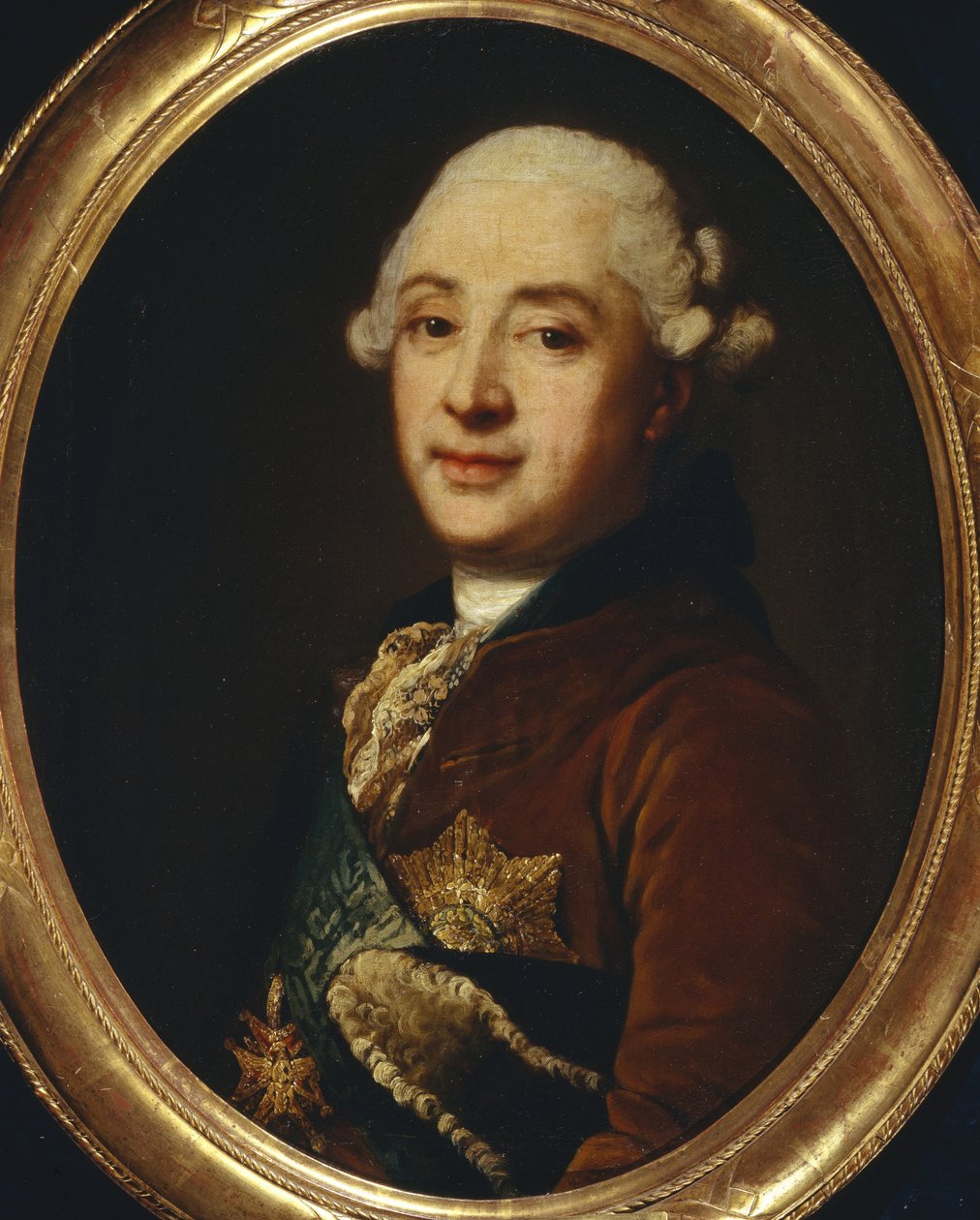 Alekszandr Mihajlovics Golicin alkancellár portréja 1723-1807, 1764 alkotó: Vigilius Erichsen