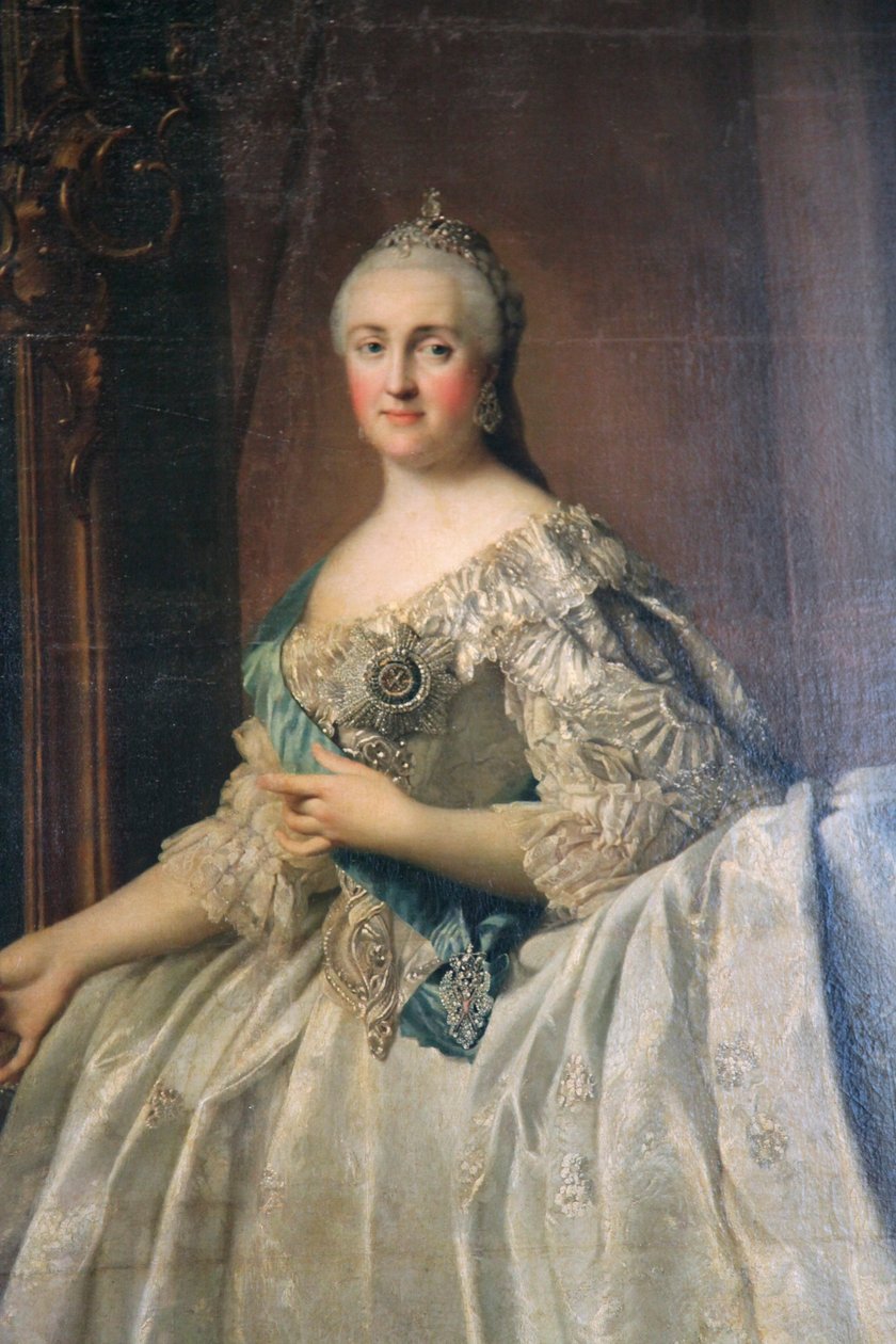 „Nagy Katalin császárné portréja”, 1762 után alkotó: Vigilius Erichsen