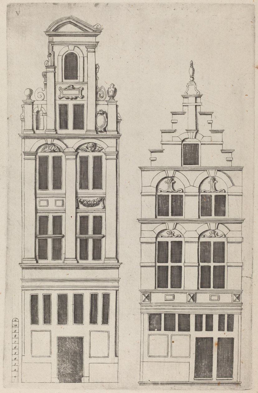 Holland homlokzati magasság: pl. 5 alkotó: Vignola
