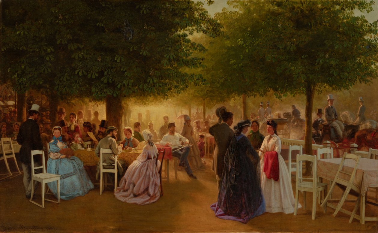Csütörtökön Stromovkán, 1865 alkotó: Viktor Barvitius