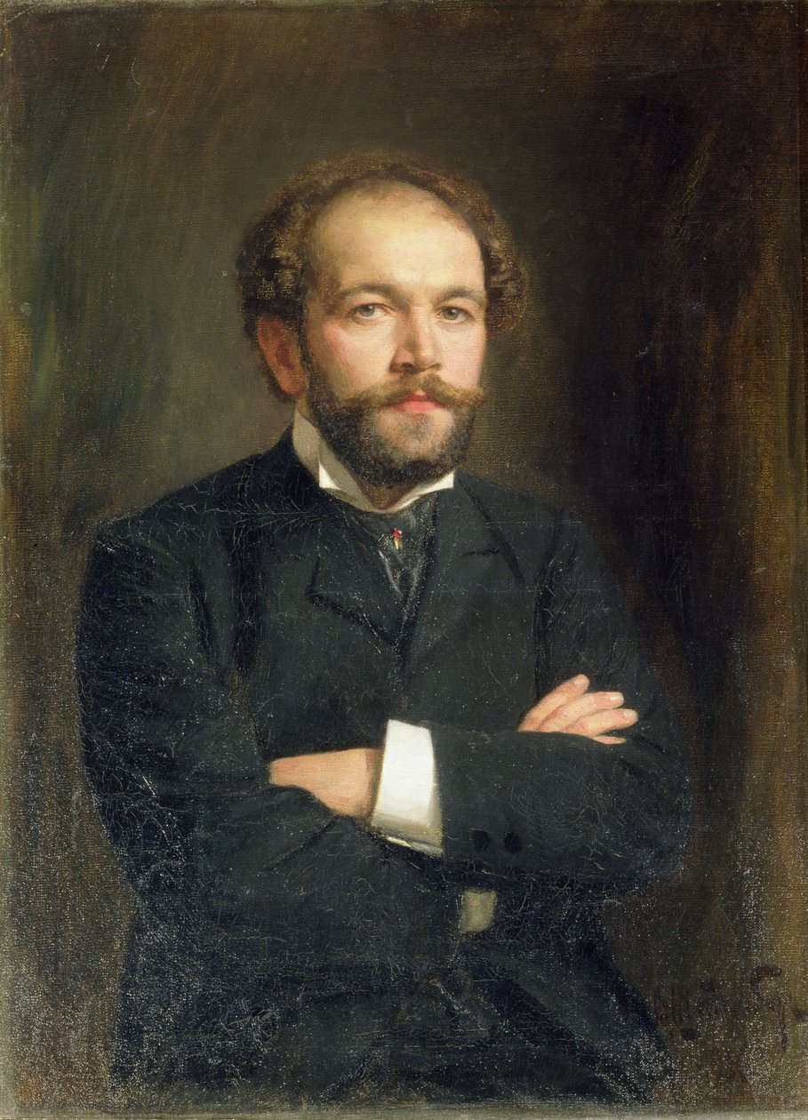 Nyikolaj Karlovics Medtner (1879-1951) portréja 1906 alkotó: Viktor Karlovich Stemberg