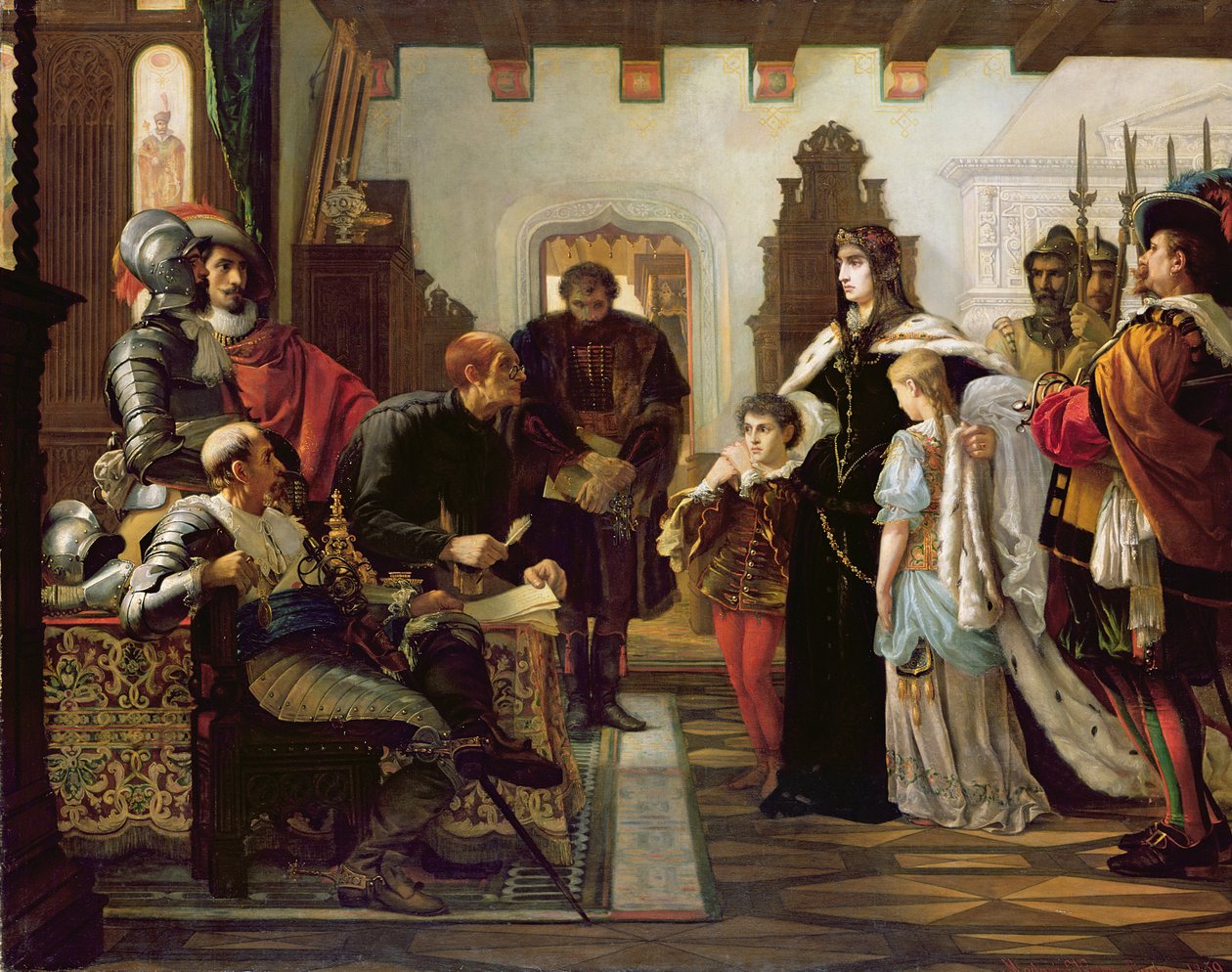 Zrinyi Ilona pere, 1859 alkotó: Viktor Madarász