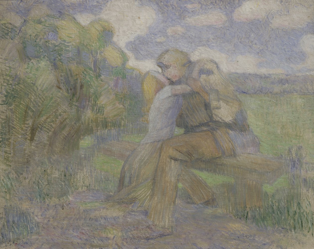 A csók, 1897 alkotó: Viktor Elpidiforovich Borisov Musatov