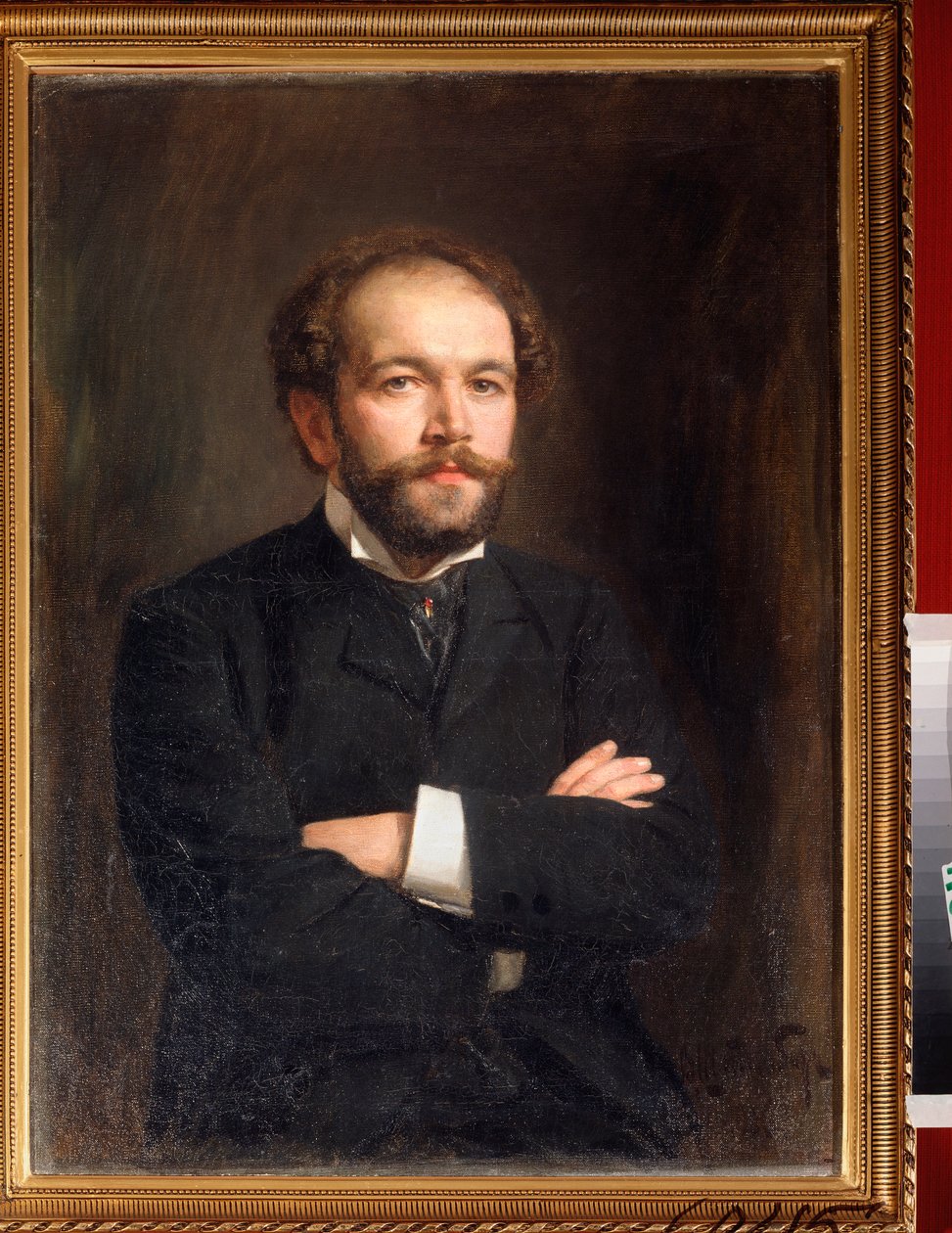Nyikolaj Medtner (1879-1951) zeneszerző portréja (N Medtner zeneszerző portréja) - Viktor Karlovich Stemberg festménye (1863-1917 után), olaj, vászon alkotó: Viktor Karlovich Stemberg