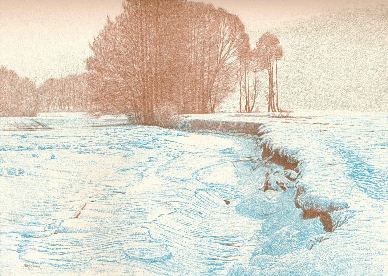 Tél a Garam partján, 1909 alkotó: Viktor Matirko