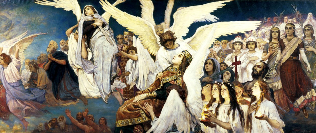 A Paradicsom előtt, Jobb rész, 1885-1896. alkotó: Viktor Mikhaylovich Vasnetsov