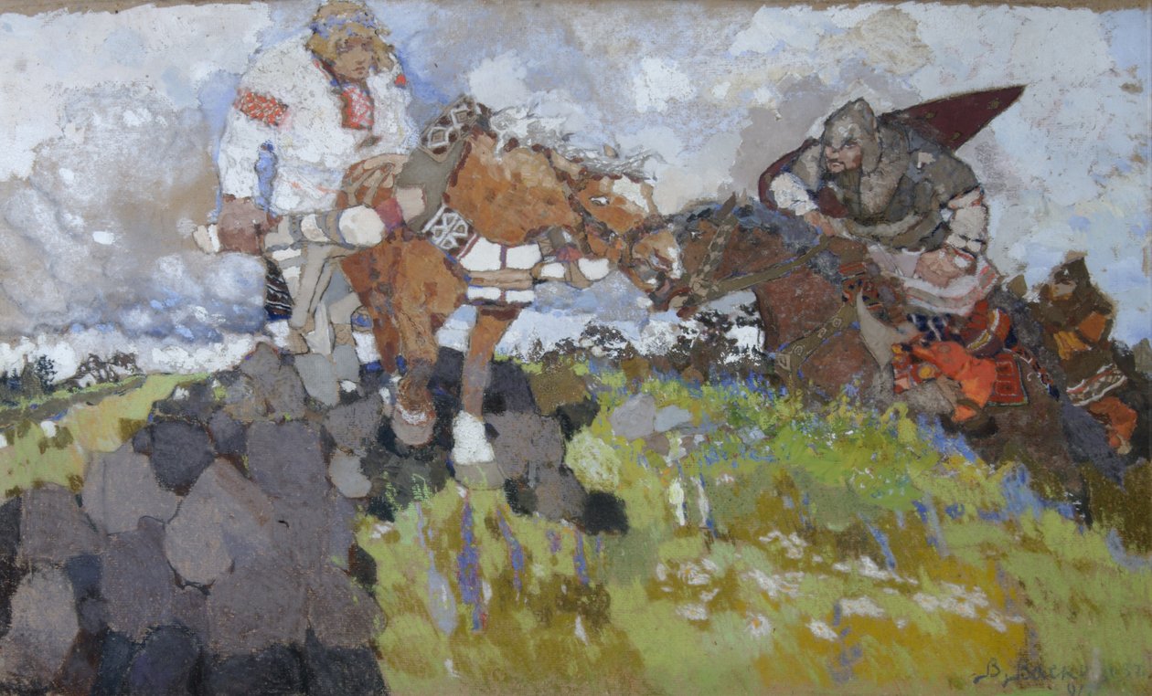 Mikula Seljaninovics, 1917 alkotó: Viktor Mikhaylovich Vasnetsov