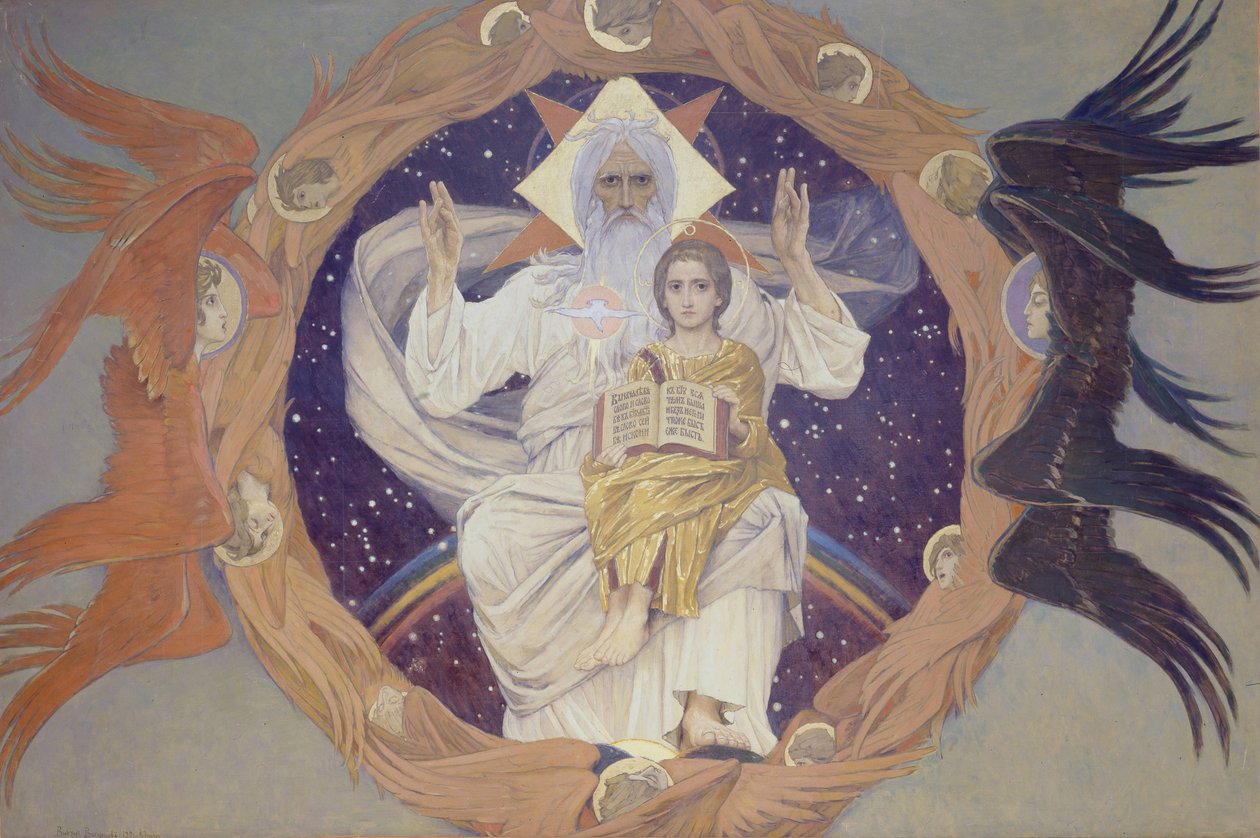 Otechestvo Szentháromság, 1907 alkotó: Viktor Mikhaylovich Vasnetsov
