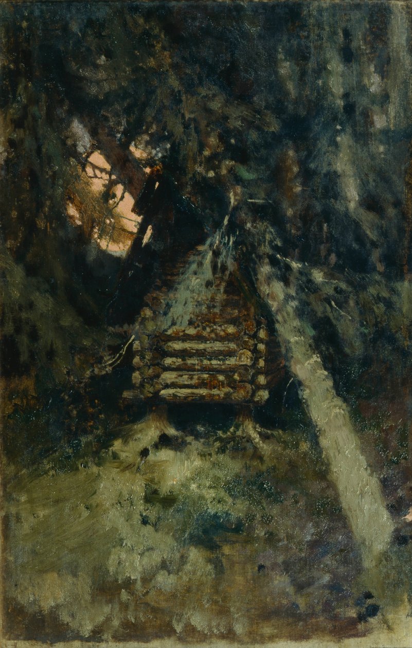 A kunyhó csirkelábakon alkotó: Viktor Mikhaylovich Vasnetsov