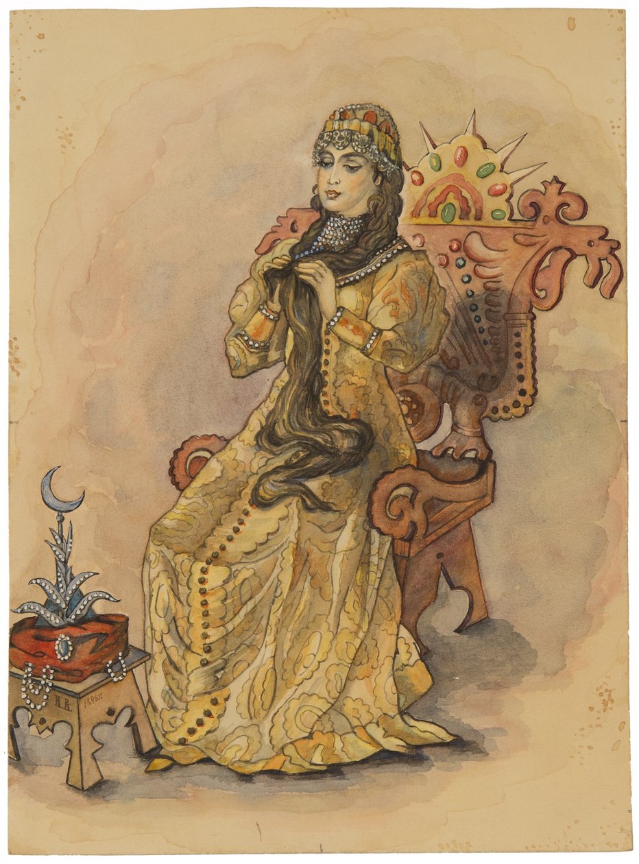 A hercegnő, aki soha nem mosolygott Nesmeyana, 1896 alkotó: Viktor Mikhaylovich Vasnetsov