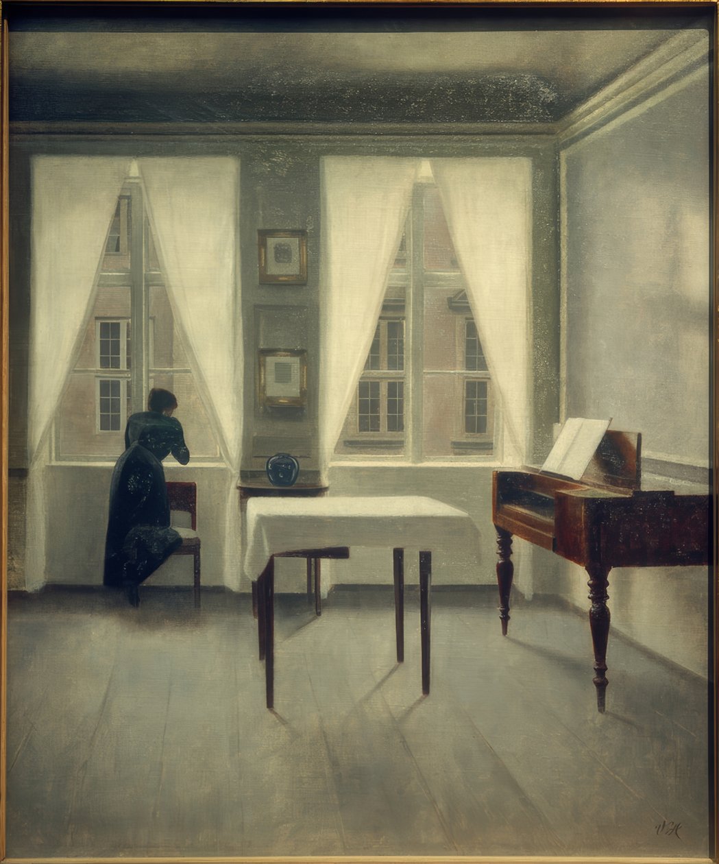 Belső, Strandgade 30 alkotó: Vilhelm Hammershoi
