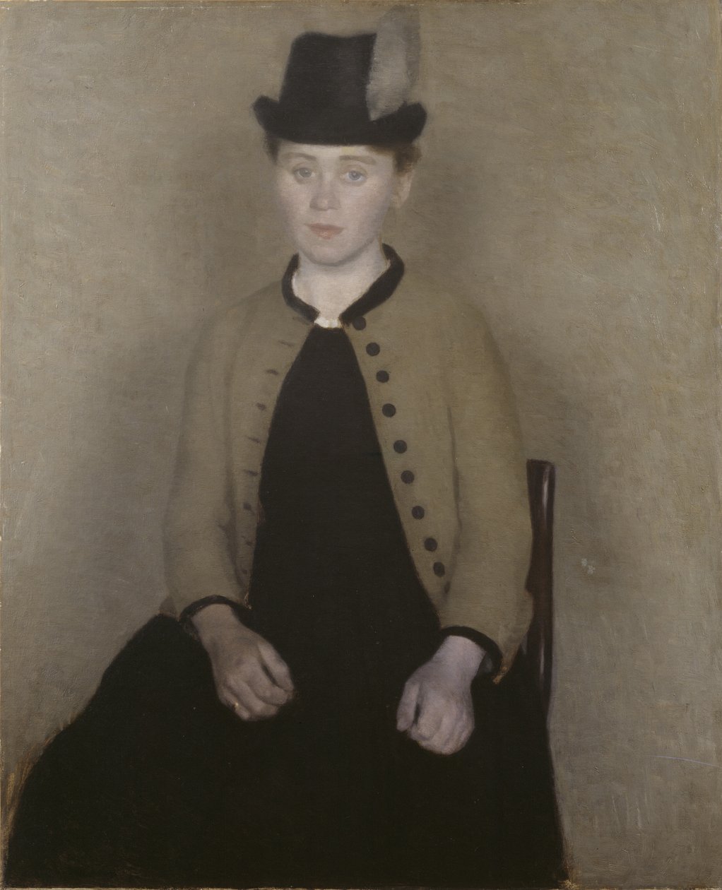 Ida Ilsted, később a művész felesége alkotó: Vilhelm Hammershøi