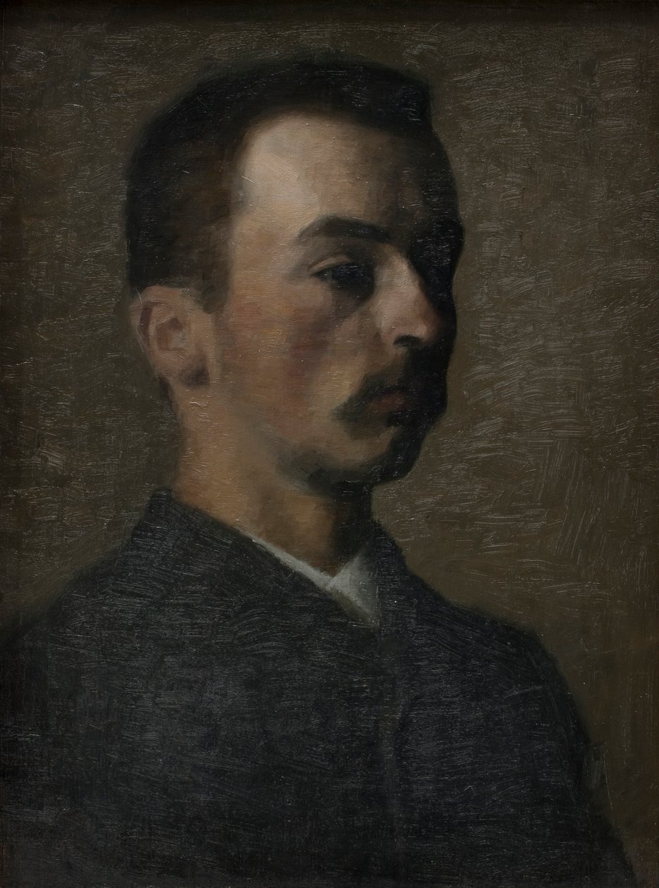Önarckép, 1890. alkotó: Vilhelm Hammershøi