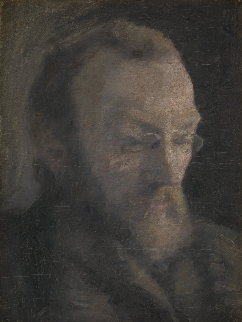 Karl Madsen művészettörténész, később a Statens Museum for Kunst igazgatója alkotó: Vilhelm Hammershøi