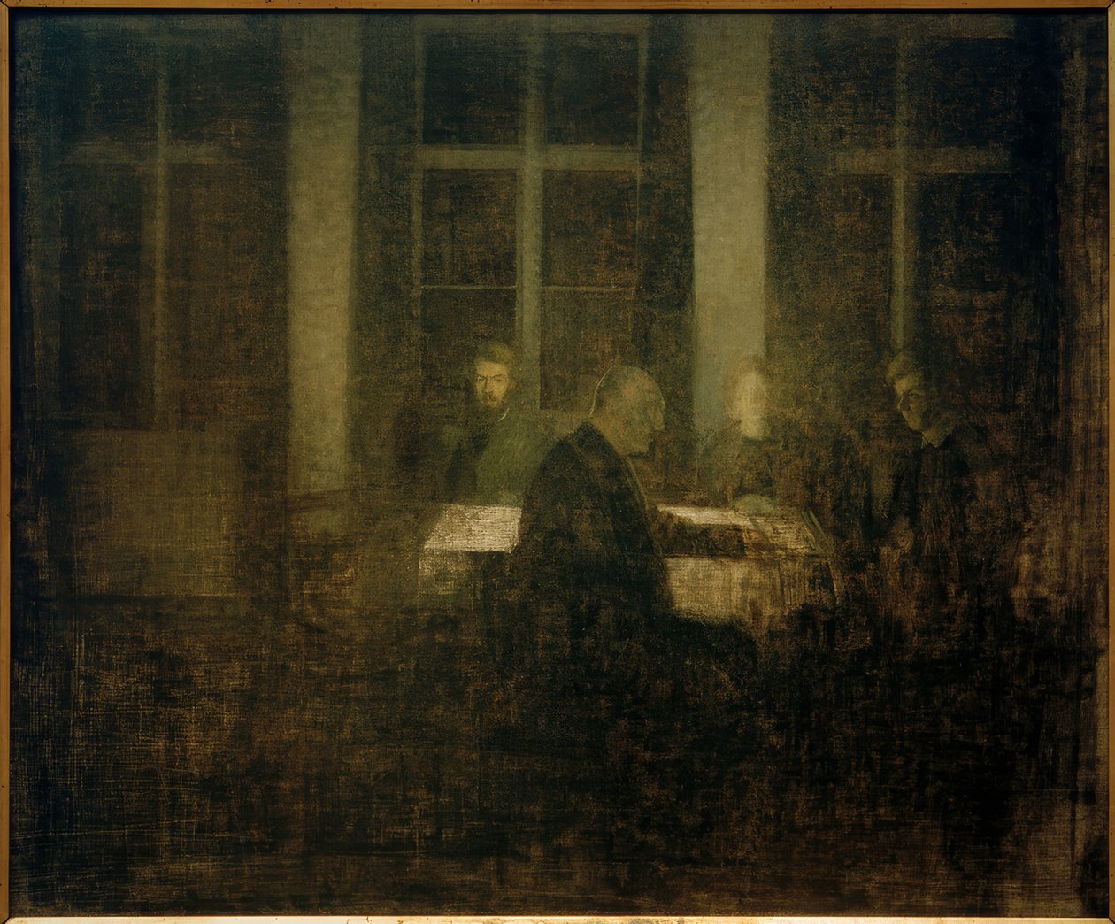 Este a szobában alkotó: Vilhelm Hammershoi