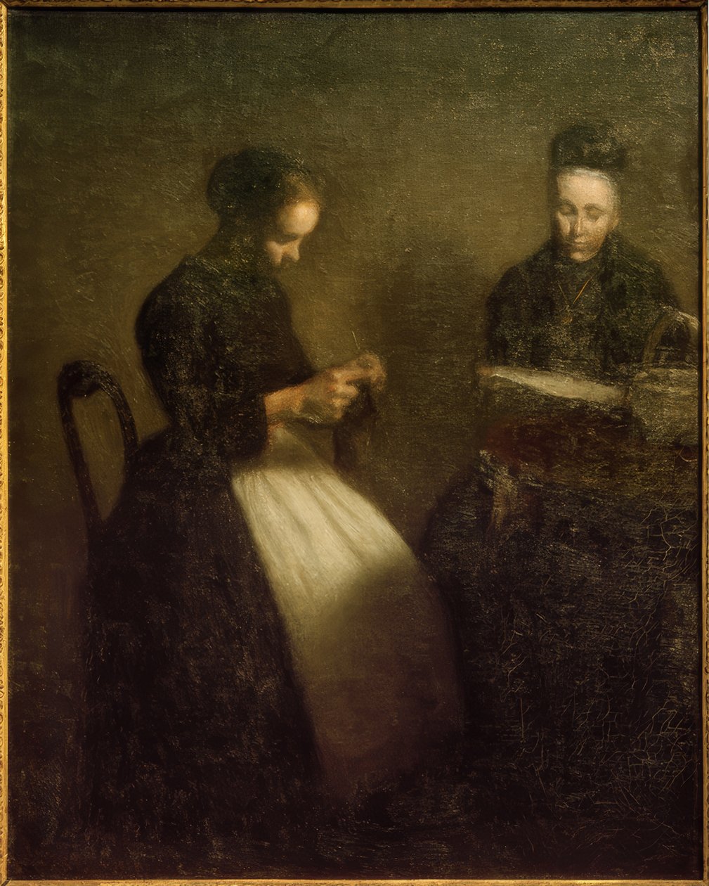 Abendinterieur alkotó: Vilhelm Hammershoi