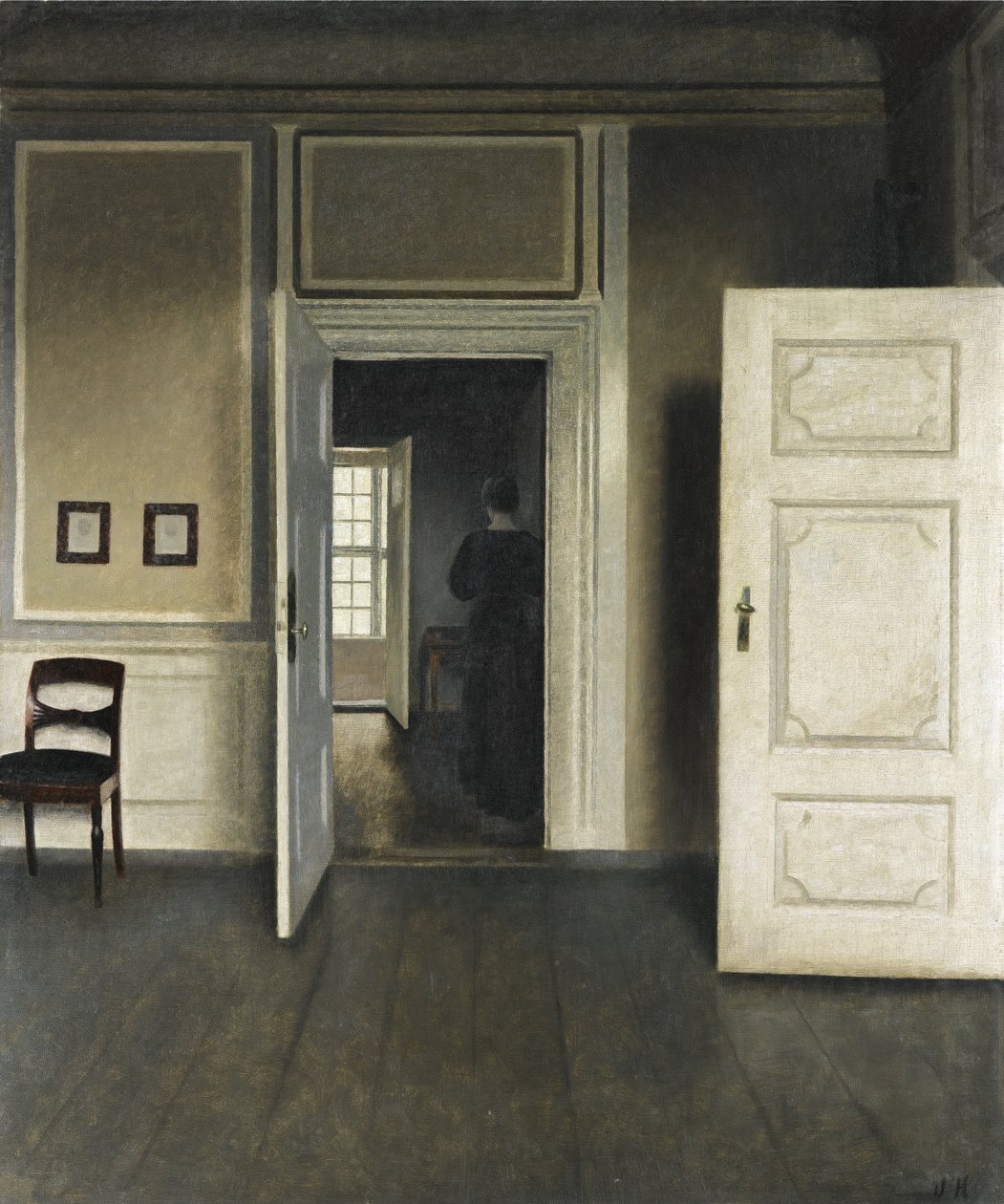 Belső. Strandgade 30 alkotó: Vilhelm Hammershoi
