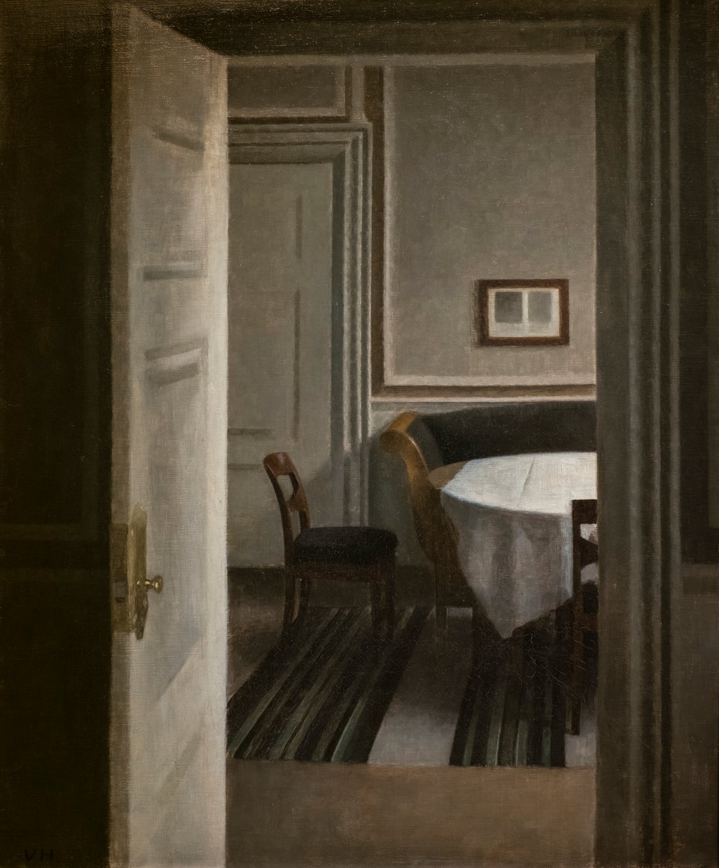 Belső, Strandgade 30 alkotó: Vilhelm Hammershoi