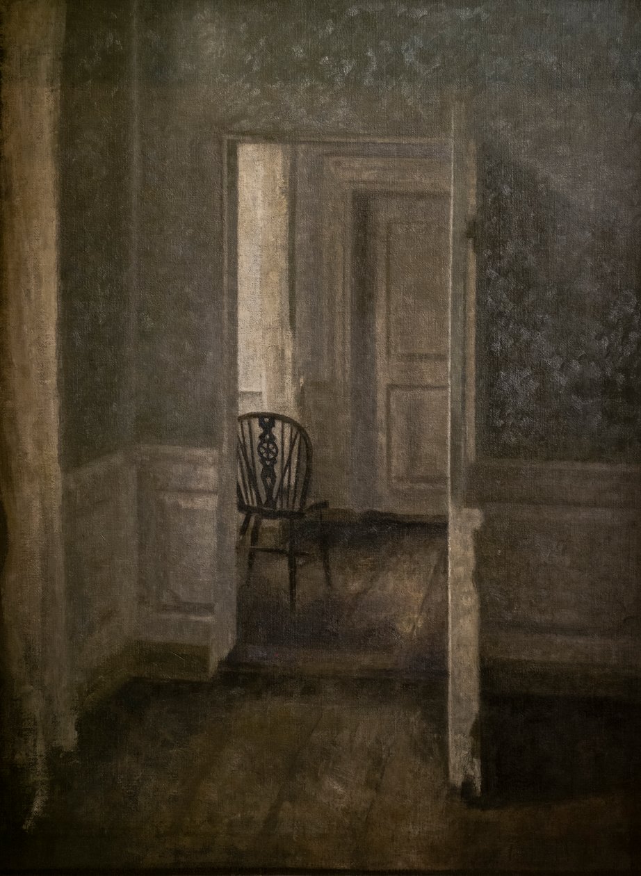 Belső Windsor székkel alkotó: Vilhelm Hammershoi