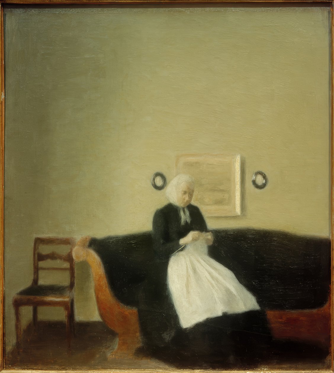 A művész anyja alkotó: Vilhelm Hammershoi