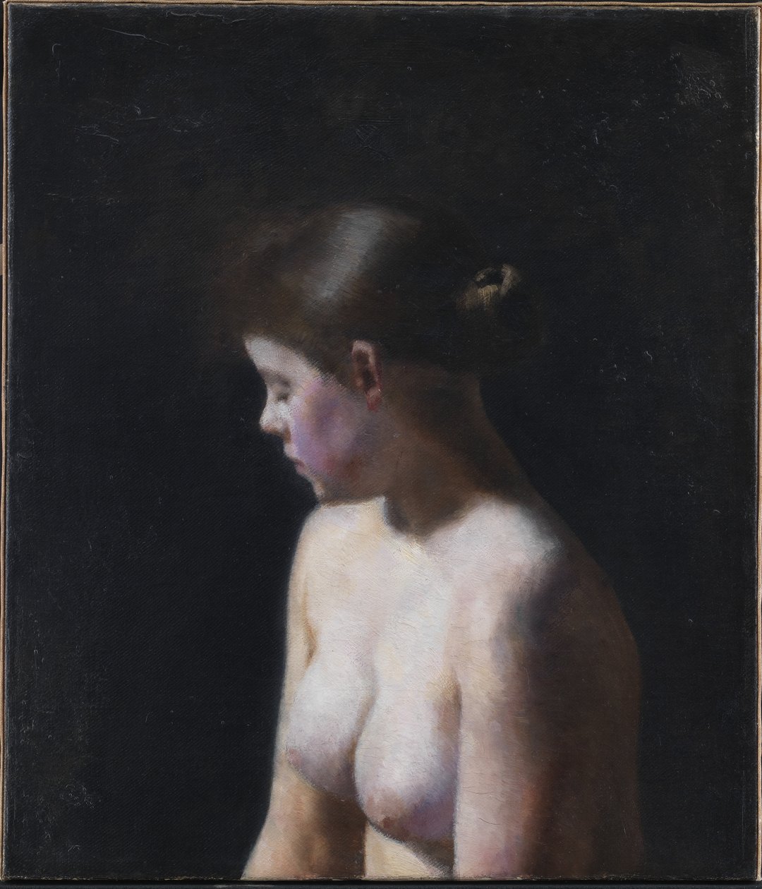 Akt női modell alkotó: Vilhelm Hammershoi