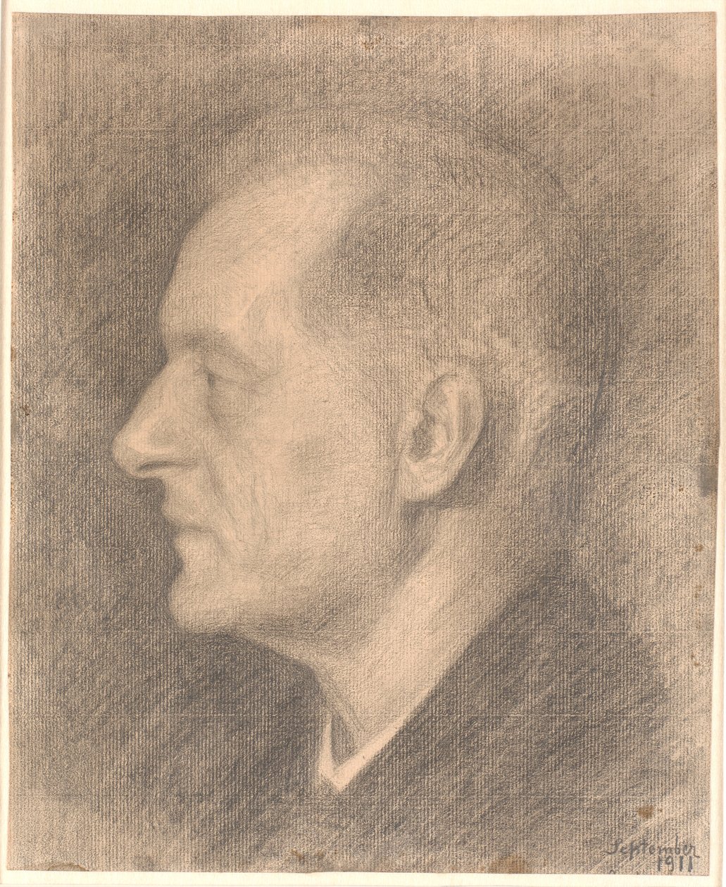 Alfred Bramsen portréja, profilja stb. alkotó: Vilhelm Hammershøi