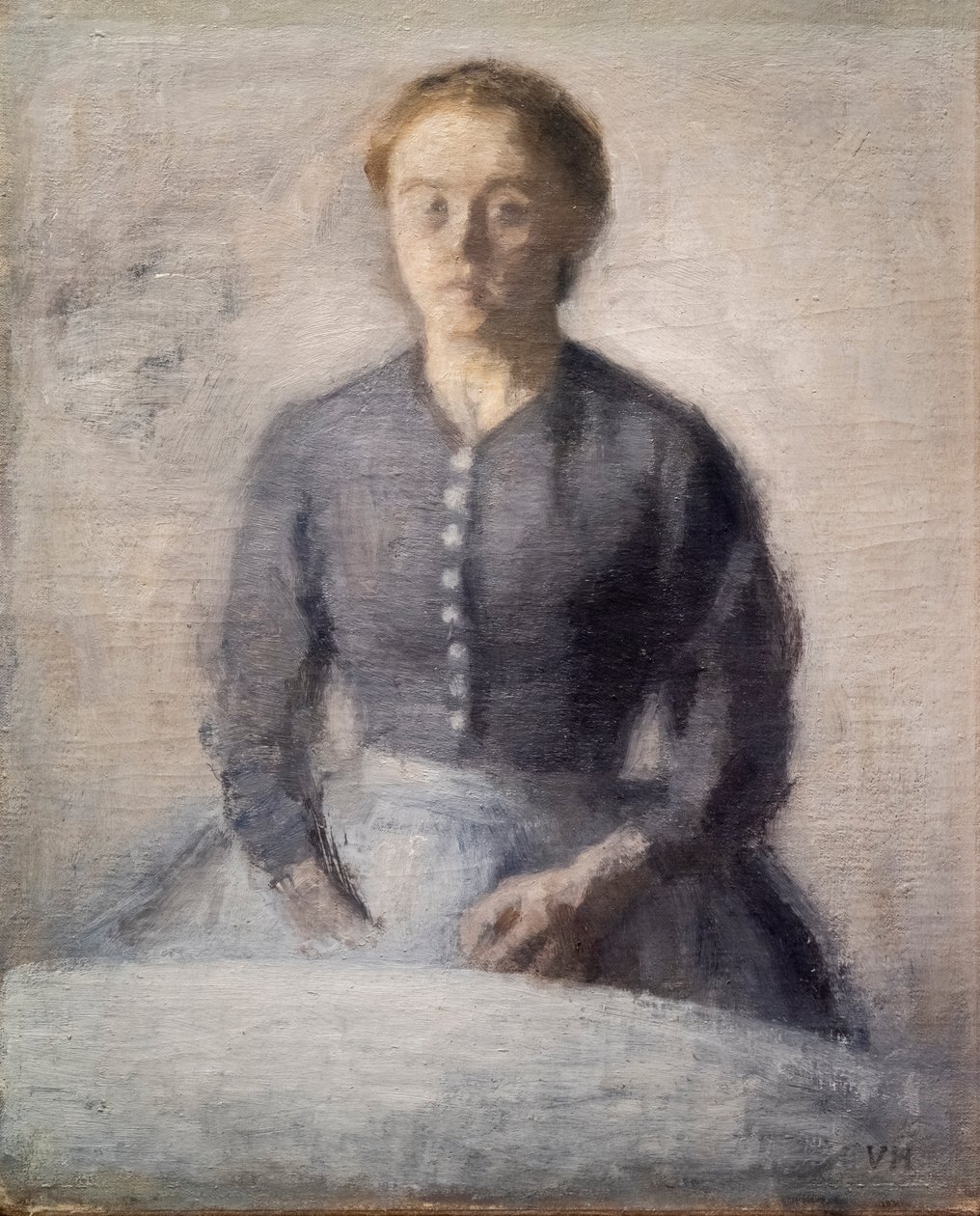 Ida portréja alkotó: Vilhelm Hammershoi