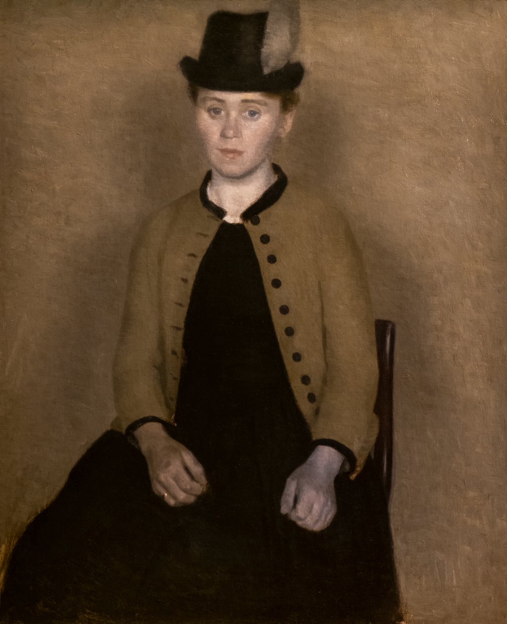 Ida Ilsted portréja alkotó: Vilhelm Hammershoi